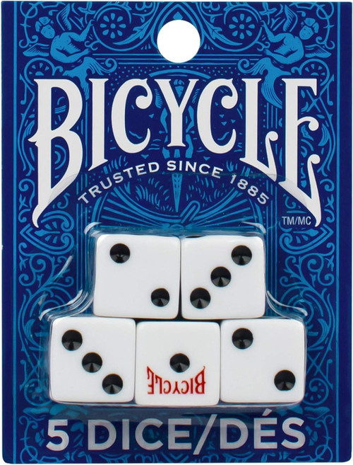 Bicycle Regulation Size Dice Set - Assorted - 5 Count